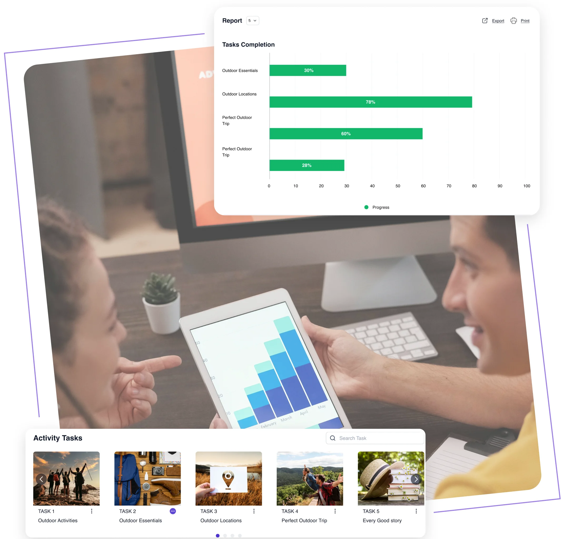 AI-generated synthetic data sample simulating participant behavior for market research
