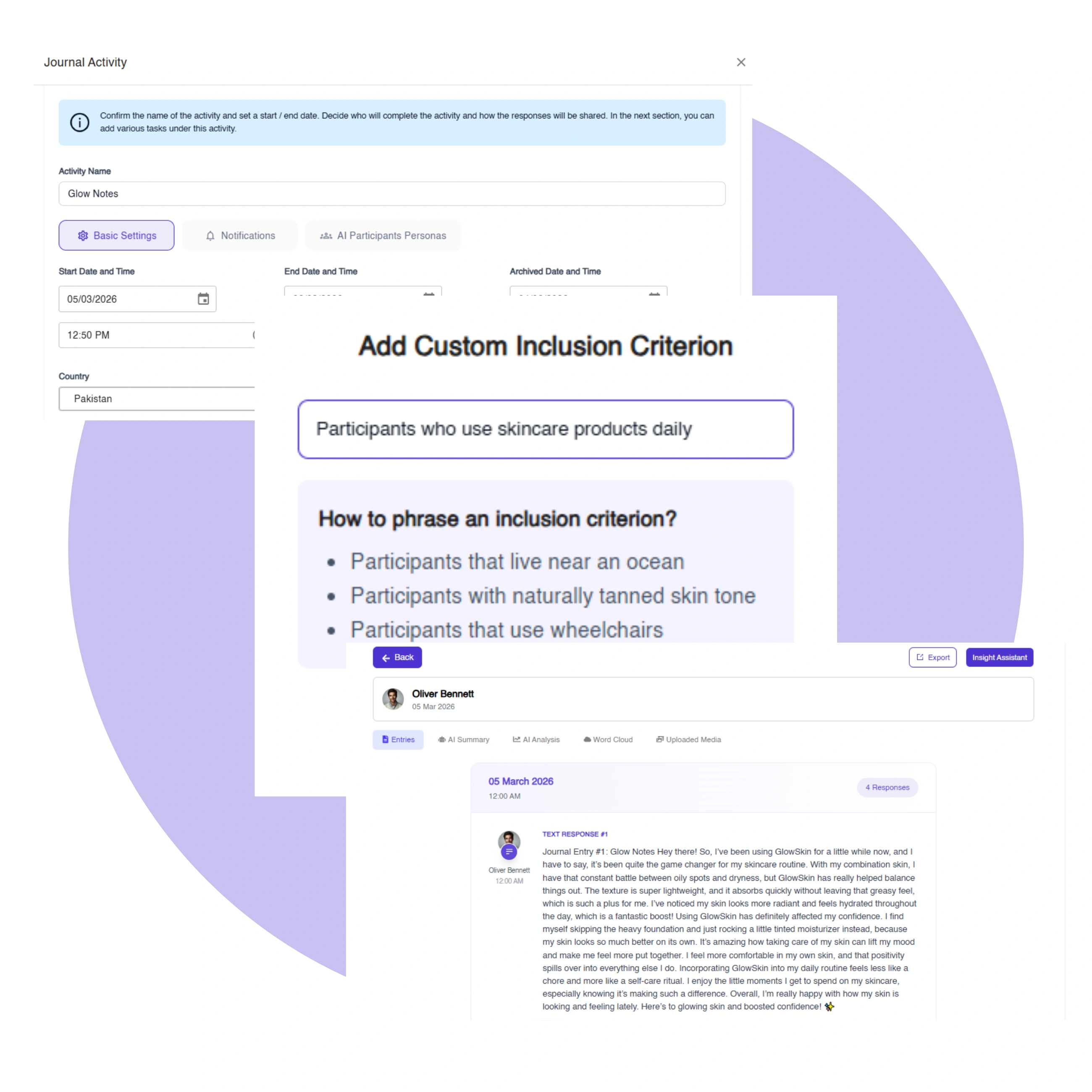Terapage: online qualitative and quantitative market research platform