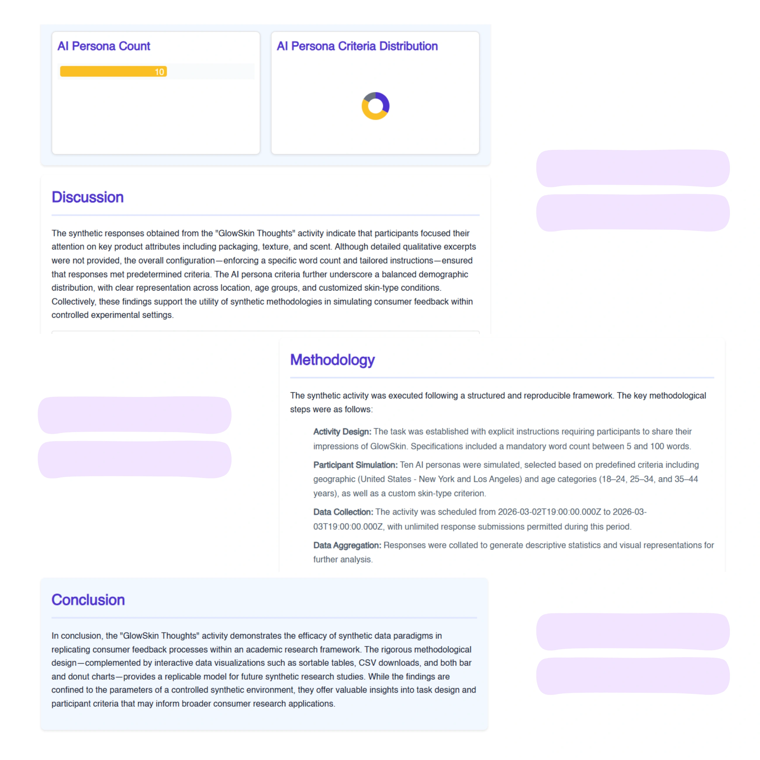 Terapage: online qualitative and quantitative market research platform