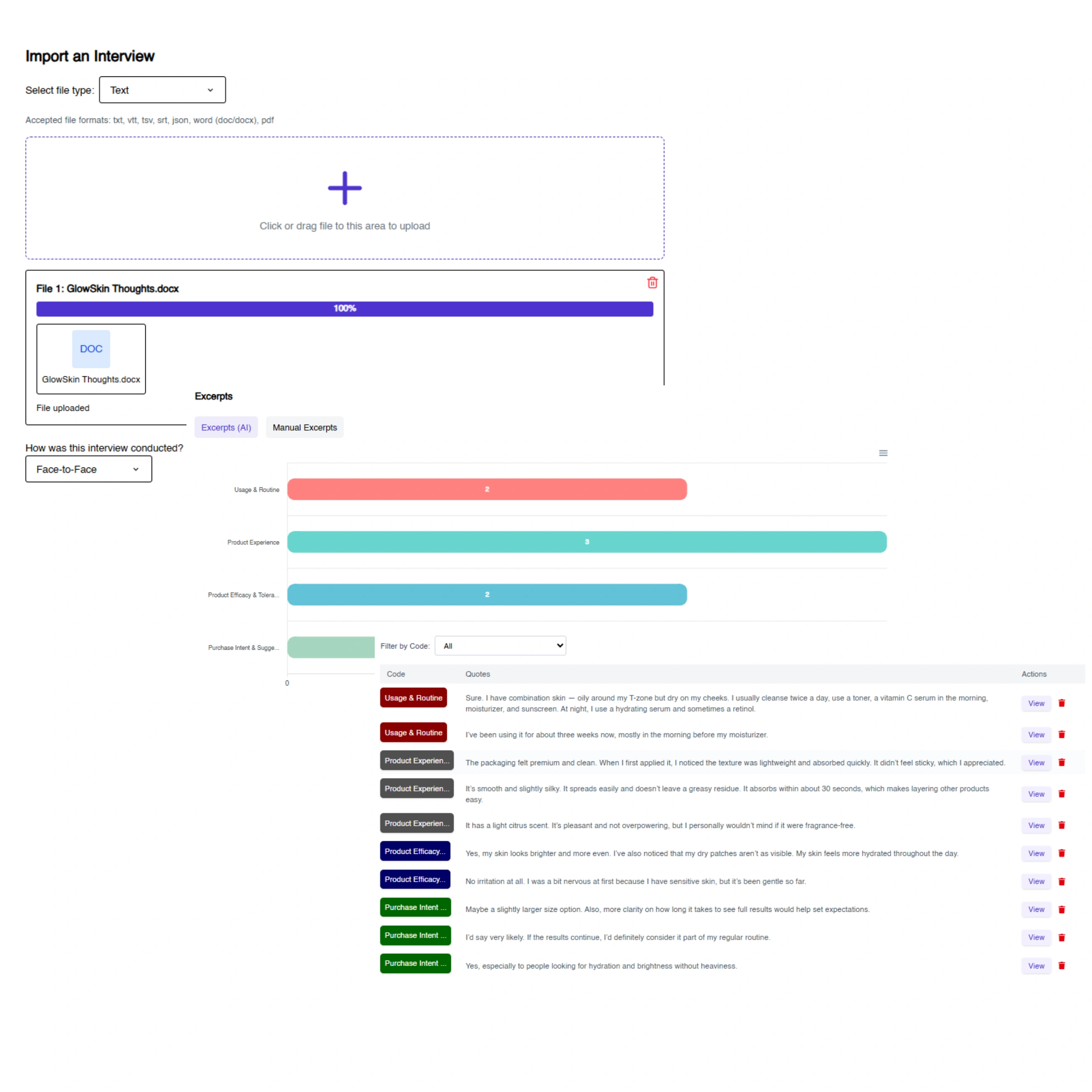 Terapage: online qualitative and quantitative market research platform